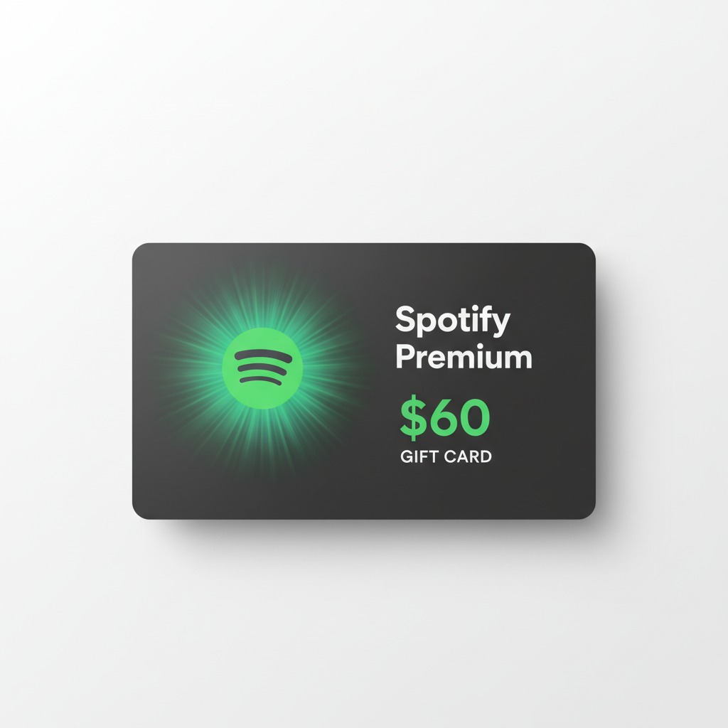 Spotify Premium Gift Card $60